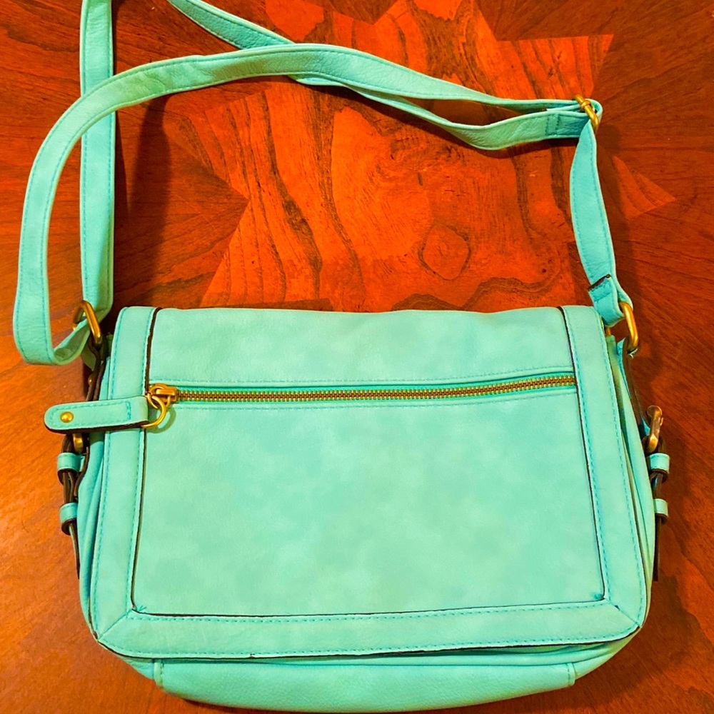 Merona Teal/mint Green Crossbody Purse
